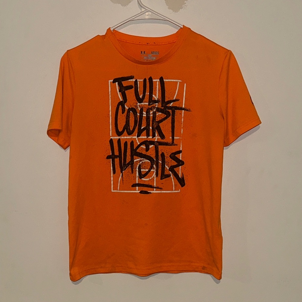 Under Armour Vibrant Orange HeatGear Shirt
